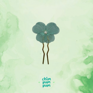 Verde agua flor perla