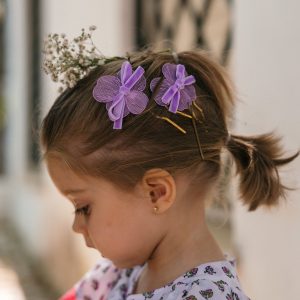 Violeta flor lazo terciopelo