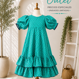 Traje verde lunar negro 001