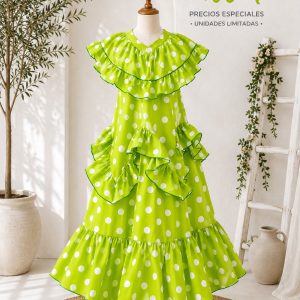 Traje verde lima 001
